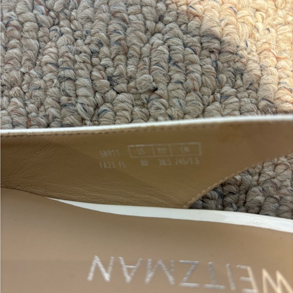 Stuart Weitzman White Patent Slingbacks - Picture 8 of 12